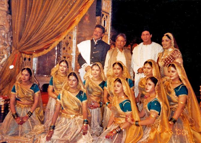 With the cast of Devdas