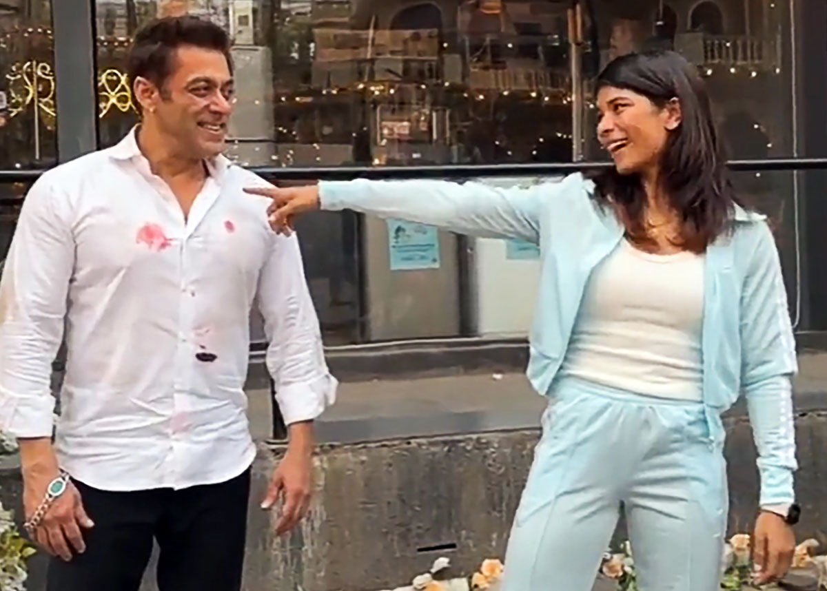 See When Nikhat Danced With Salman Rediff Sports