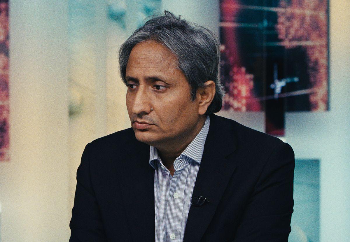 NDTV journalist Ravish Kumar puts in his papers