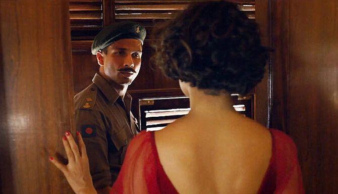 Shahid Kapoor and Kangna Ranaut in Rangoon