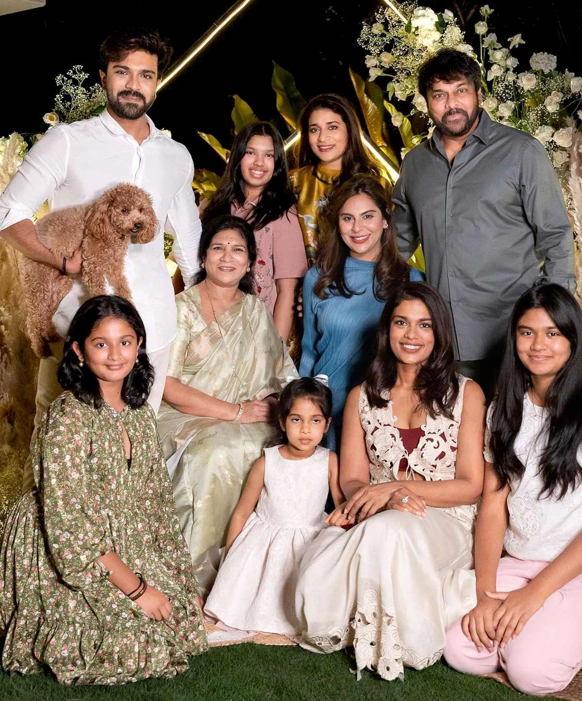 At Ram Charan-Upasana's Baby Shower - Rediff.com Movies