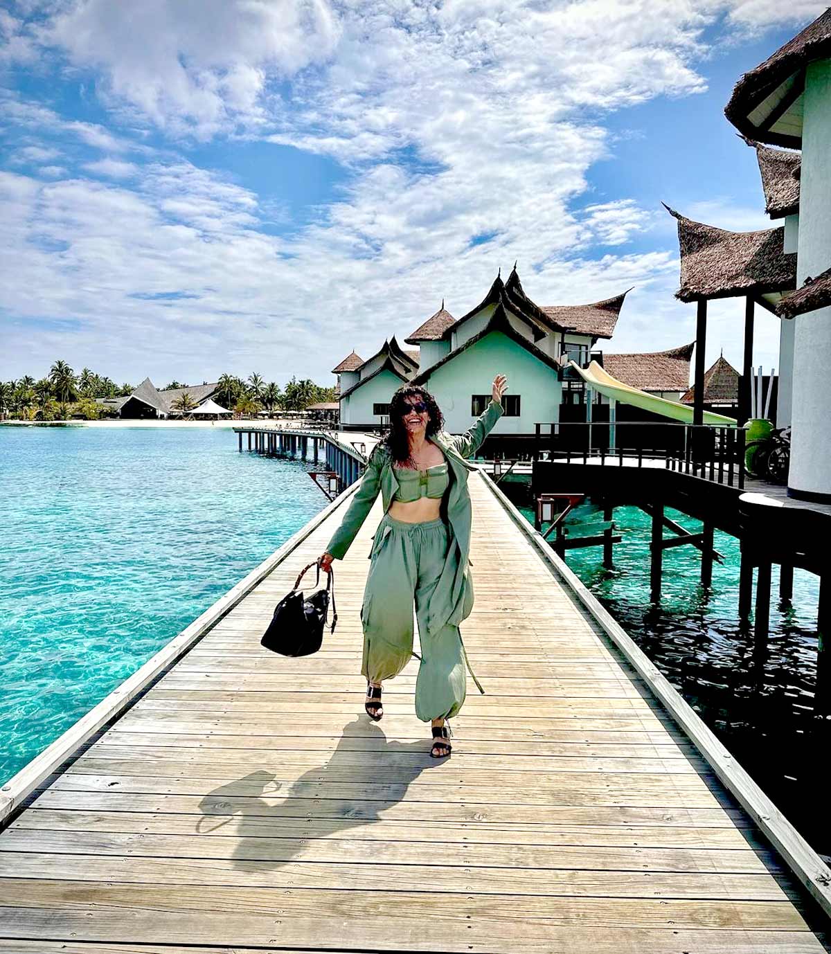 Bollywood actor Taapsee Pannu in Maldives/Courtesy Instagram