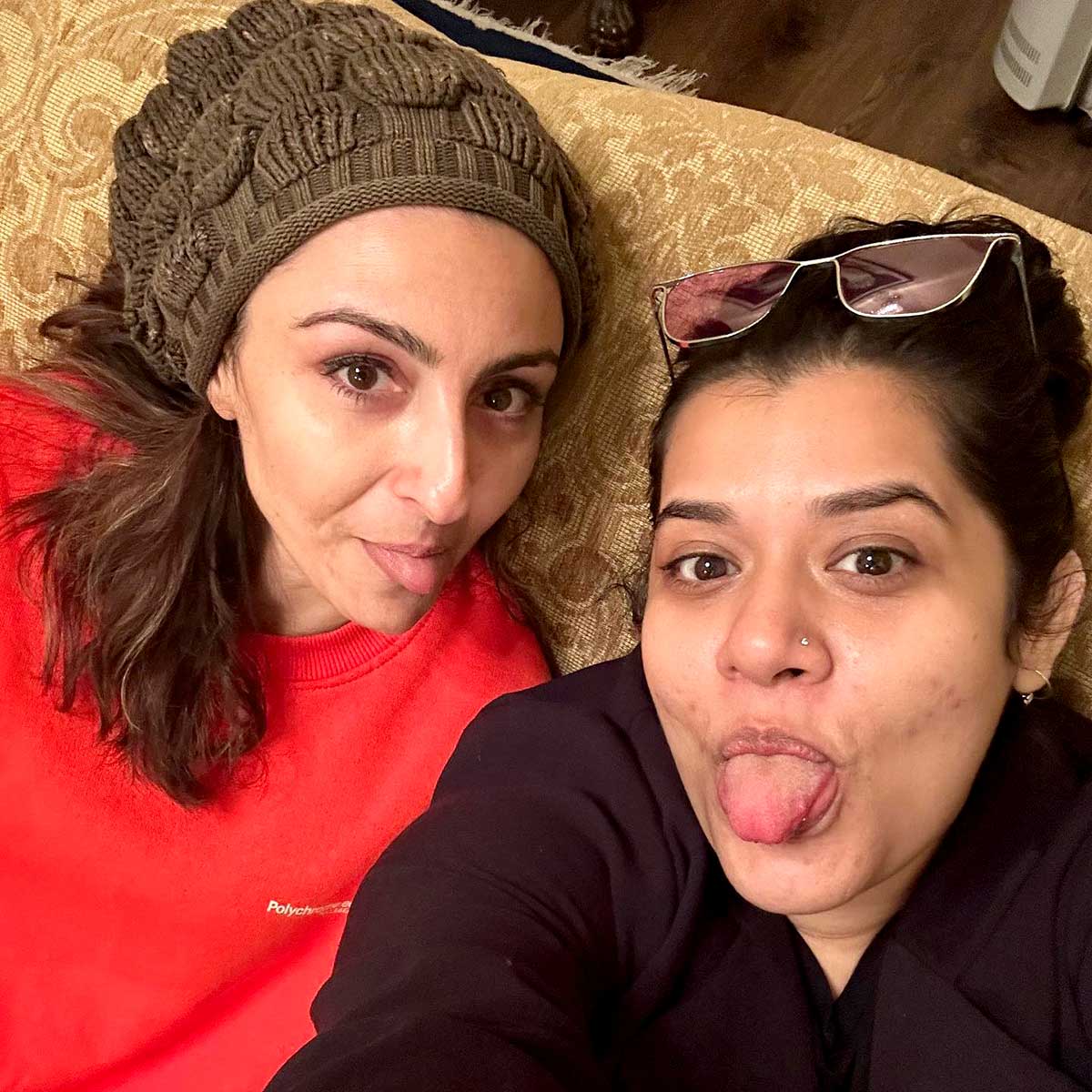 Soha-Shikha Get Goofy - Rediff.com