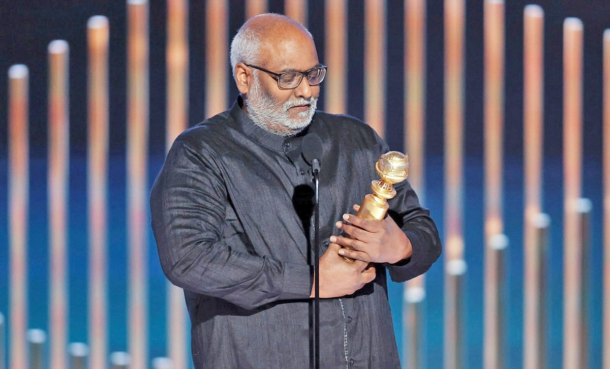 Keeravaani’s Gracious Act At Golden Globes