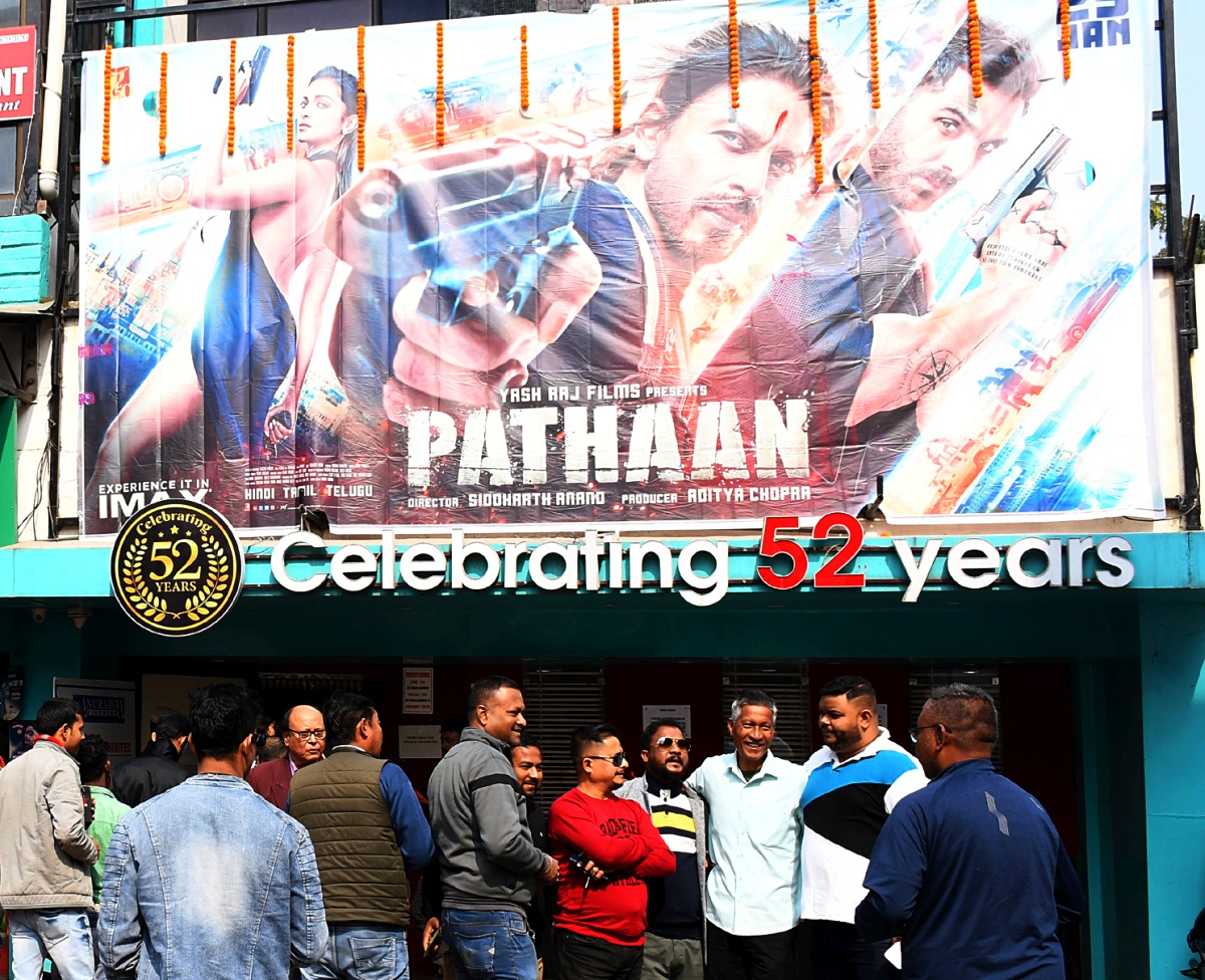 Pathaan Cheers Single Screen Theatres