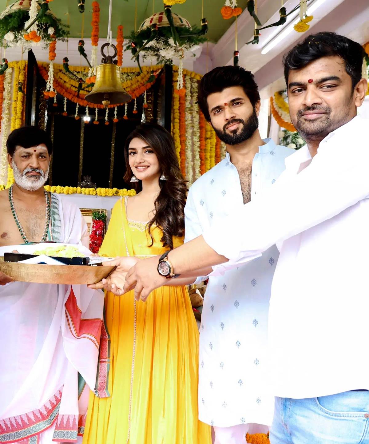 Vijay Deverakonda Starts A New Film With Sreeleela - Rediff.com Movies