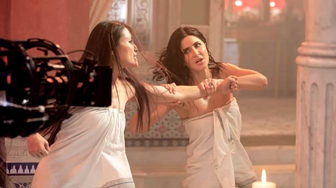 Michelle Lee and Katrina Kaif in Ek Tha Tiger 3