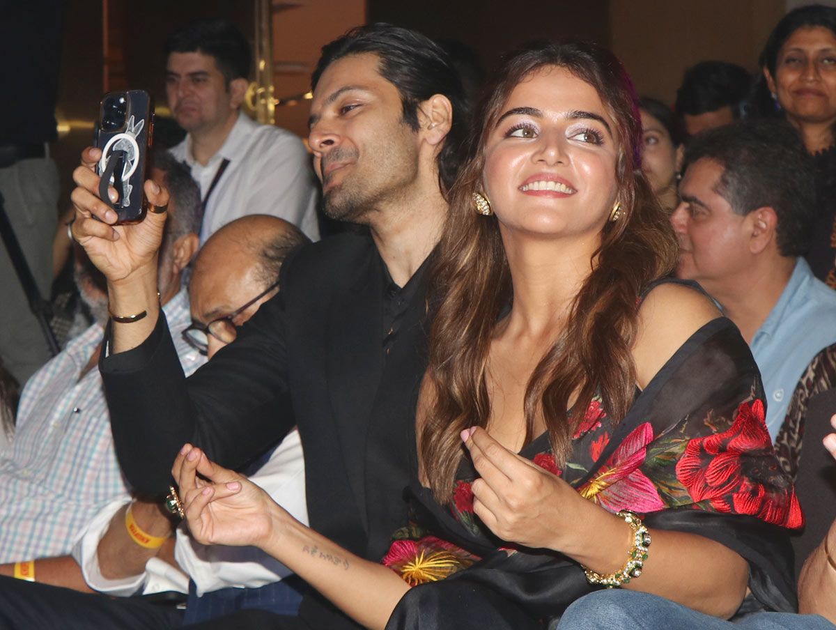 Wamiqa and Ali Fazal in the audience