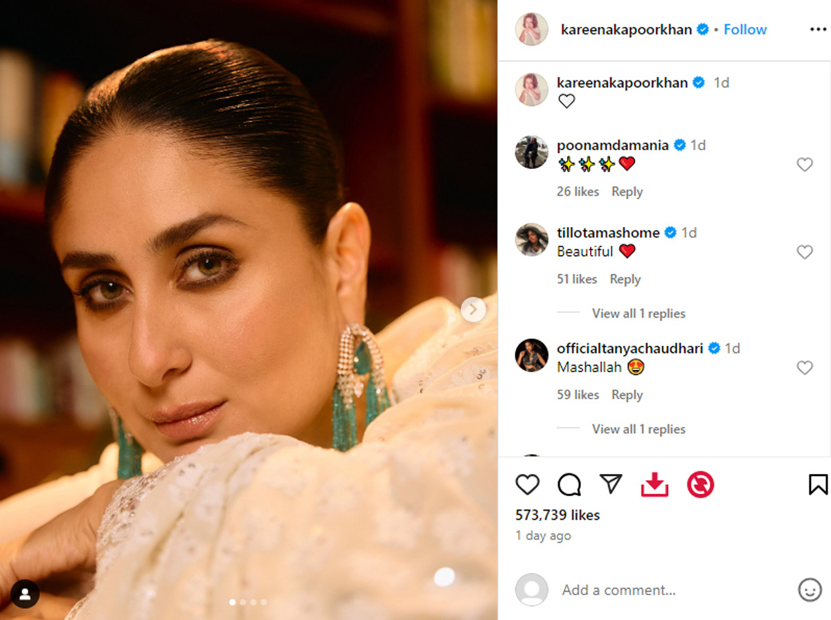 Kareena Lets Her Eyes Do The Talking