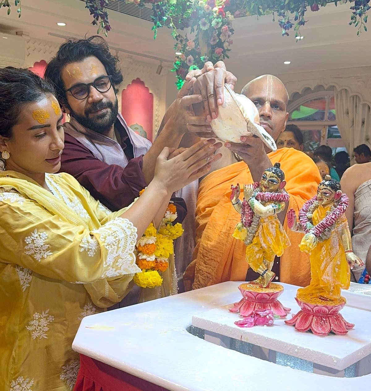 Patralekhaa-Raj Celebrate Janmashtami