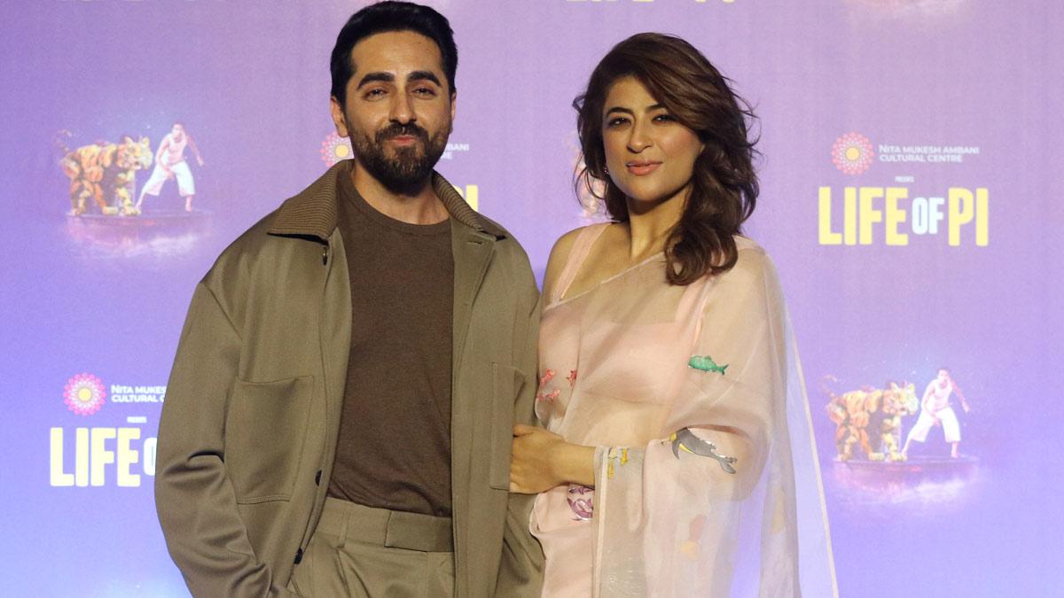 Aditi, Ayushmann Step Out To Watch Life Of Pi