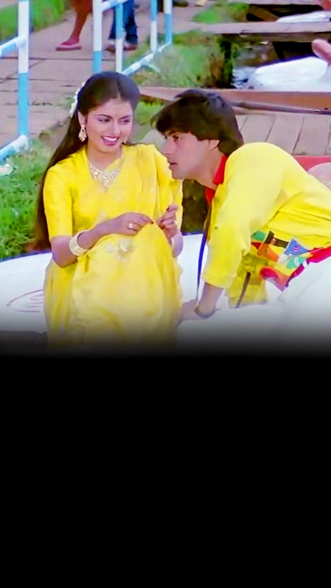 Bhagyashree and Salman Khan