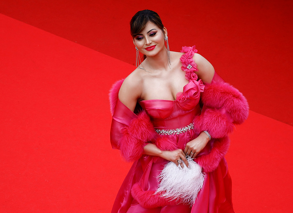 Urvashi's Pink Magic At Cannes