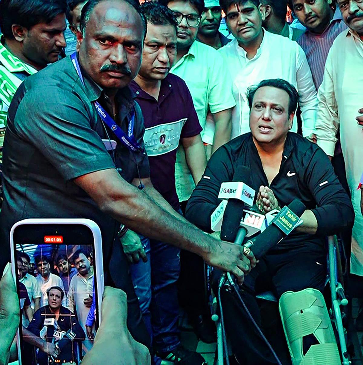 Govinda discharged from hospital.