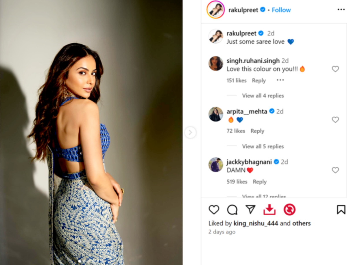 Rakul Gets The Blues