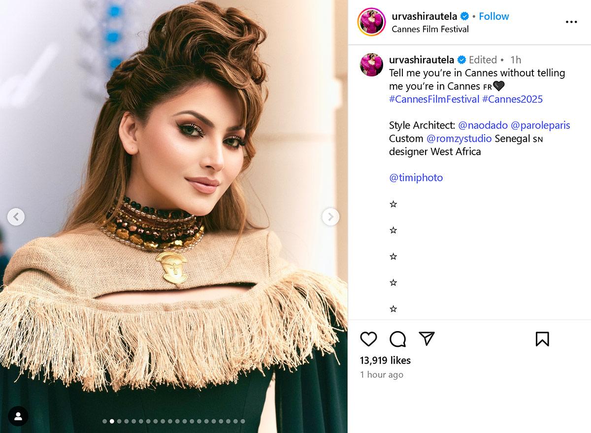Urvashi Has A Task For You In Cannes