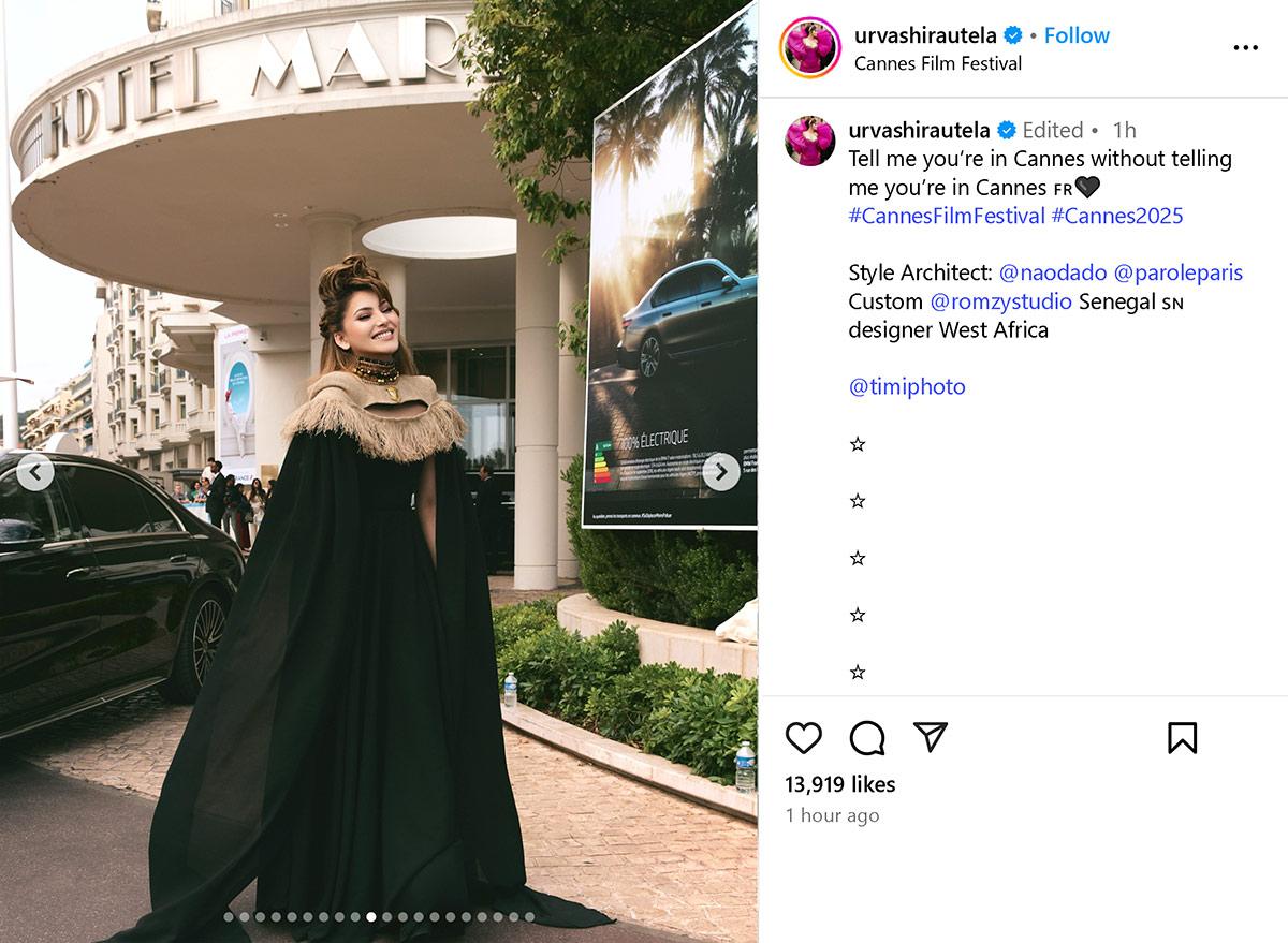 Urvashi Has A Task For You In Cannes