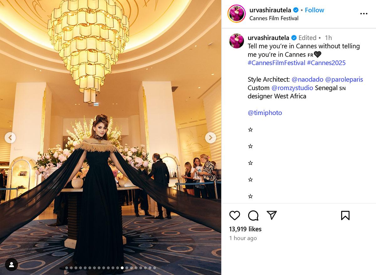 Urvashi Has A Task For You In Cannes