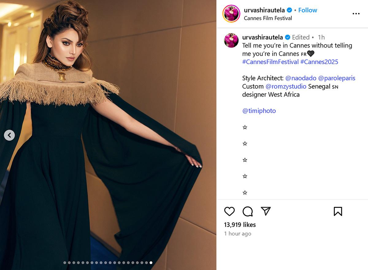 Urvashi Has A Task For You In Cannes