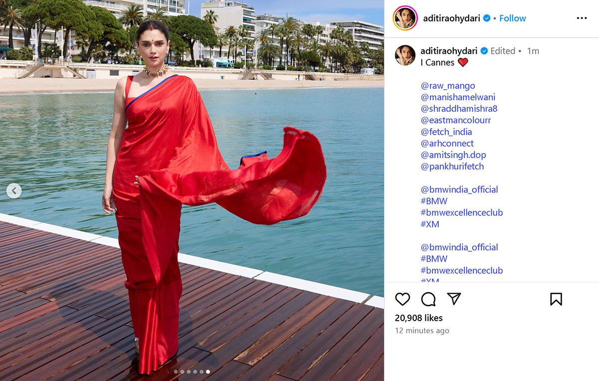 Like Aditi's Sindoor Look At Cannes? Vote