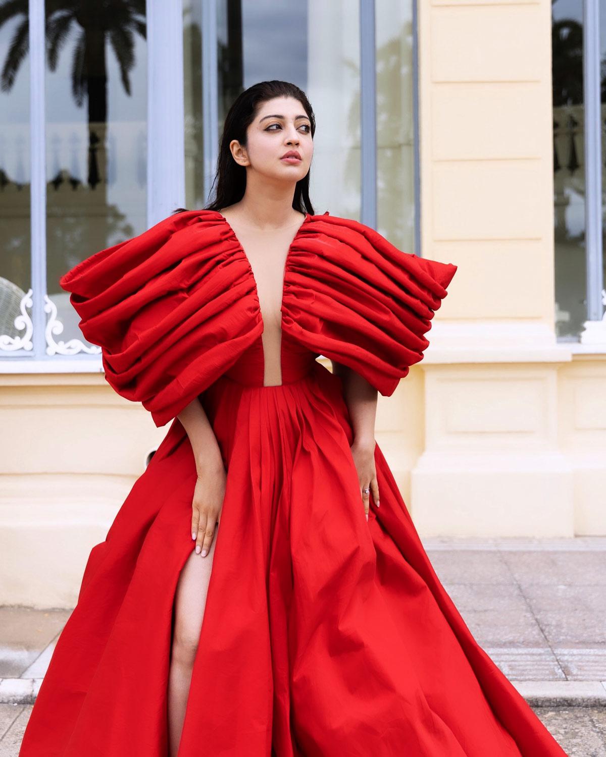 Pranita Paints Cannes Red - Rediff.com movies