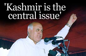 'Kashmir is the central issue'