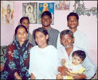 Vaishali with her family