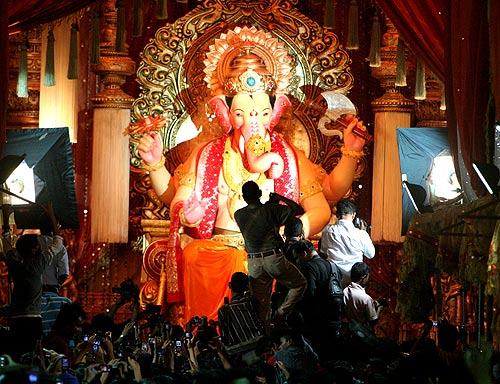 Mumbai's famed Ganesha turns 75