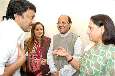 Chiranjeevi-Amar Singh meet raises questions