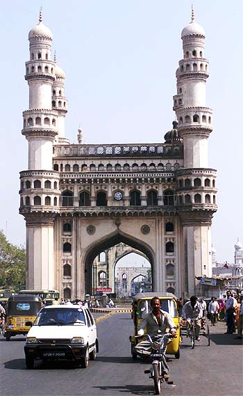 The Charminar, Hyderabad's best-known monument