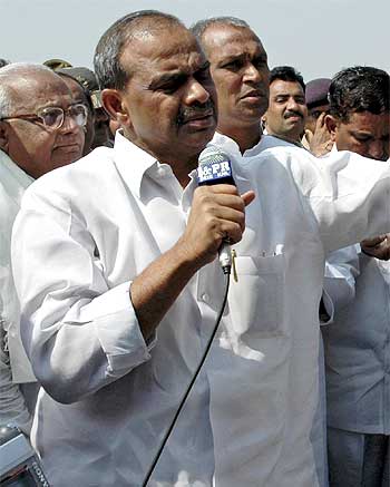 Andhra Pradesh chief minister YS Rajshekhar Reddy