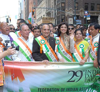 Actress Shilpa Shetty leads the parade
