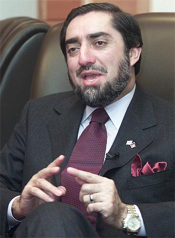 Dr Abdullah Abdullah, Karzai's main rival