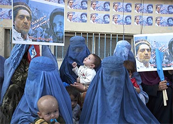 A scene from the campaign in Kabul.