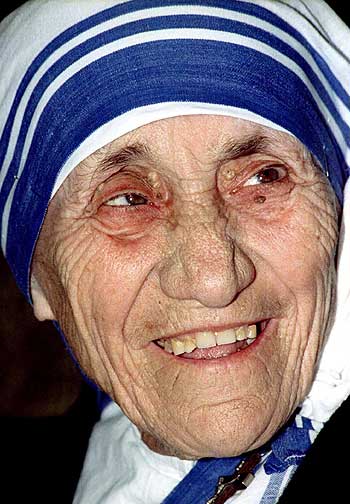 Mother Teresa. A file picture