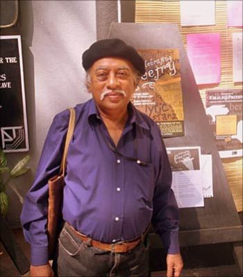Dilip Chitre at the Prithvi theatre during the 2007 Kitab festival in Mumbai