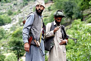 Terrorists at Pakistan occupied Kashmir