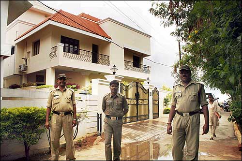 Security has been upped at Sania's residence
