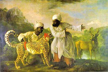 The Governor of Madras, Sir George Pigot presented a cheetah to King George III. The cheetah was taken to Windsor Park outside London in June 1763 to see if it could hunt down an English stag but it caught a deer instead. The cheetah was later housed in the Tower of London