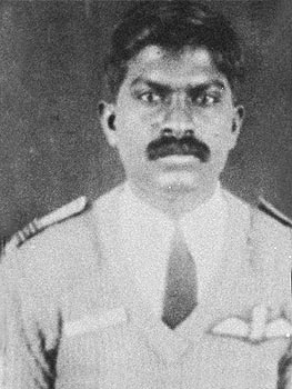 A photograph issued by IAF of Flight Lieutenant Muhilan Subramaniam who was shot down by Pakistani intruders on May 29, 1999