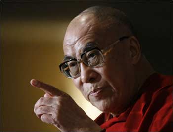 The Dalai Lama, the Tibetan spiritual leader