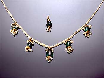 The 19th century necklace that went under the hammer in London.