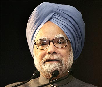 Prime Minister Manmohan Singh speaks during the India Economic Summit 2009 at the World Economic Forum in New Delhi