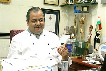 Hemant Oberoi, corporate chef of Hotel Taj Mahal