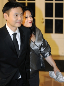 Obama's half-sister Maya Soetoro-Ng and her husband Konrad Ng