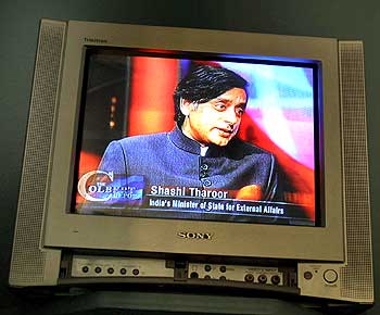 Tharoor on The Colbert Report show