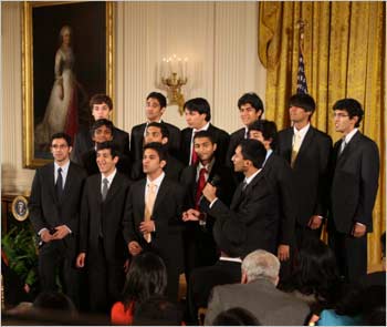 Penn Masala perform in the White House