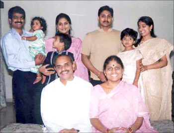 YSR with his family
