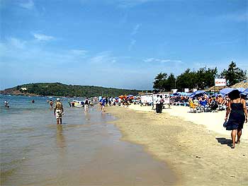 The beautiful Goa beaches attract many tourists
