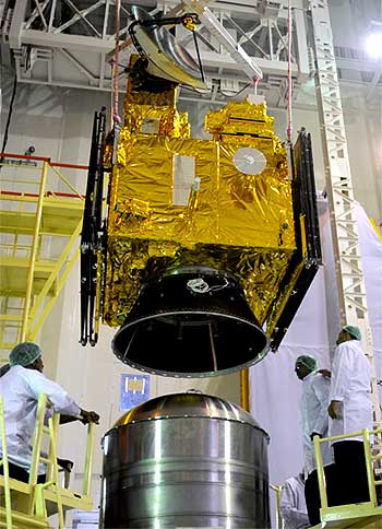 Oceansat-2, the country's 16th remote sensing satellite, one of the seven satellites PSLV carried.